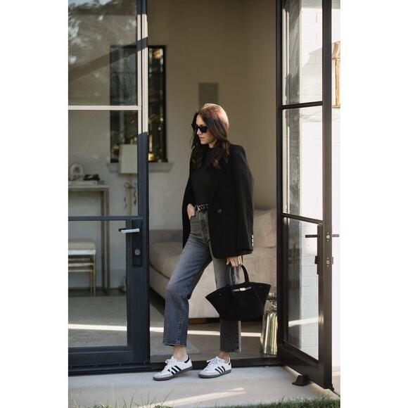 EVERLANE Gray High Rise Slim Straight Jeans  Ankle Sustainable Minimalist Denim - Picture 6 of 14